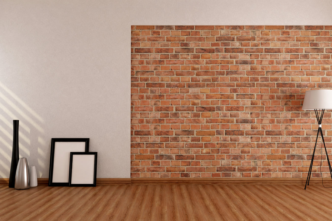 Brick wall installation