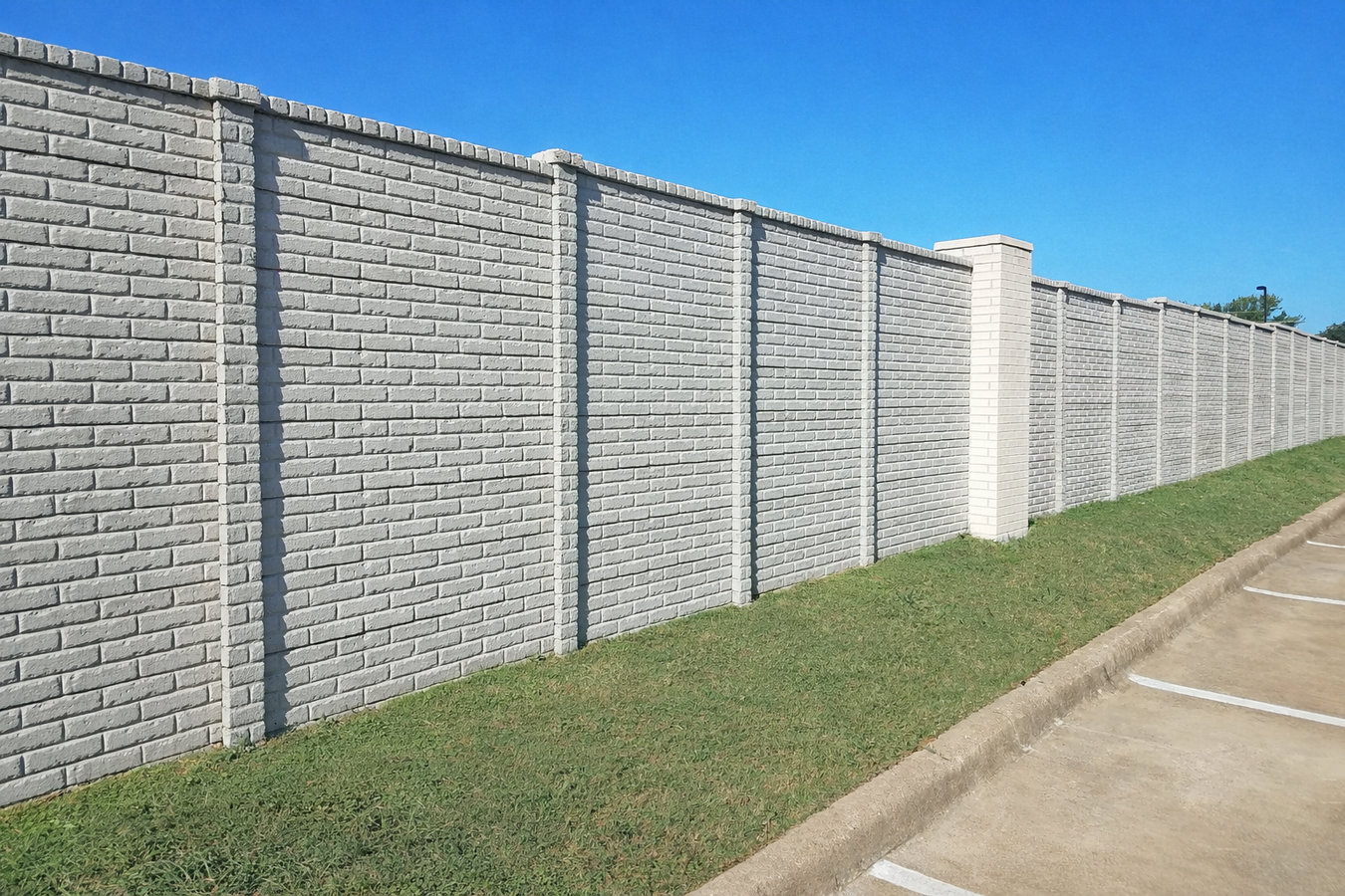 Concrete block walls